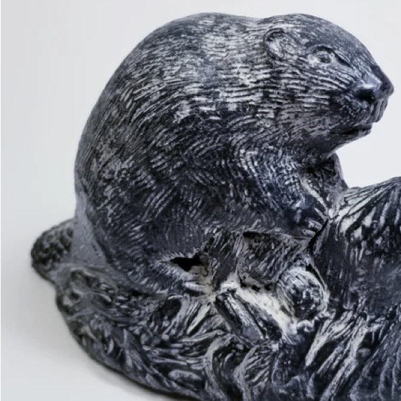 Al Wolf Original Soapstone Beaver Sculpture Figurine - 1970’s - Picture 5 of 15